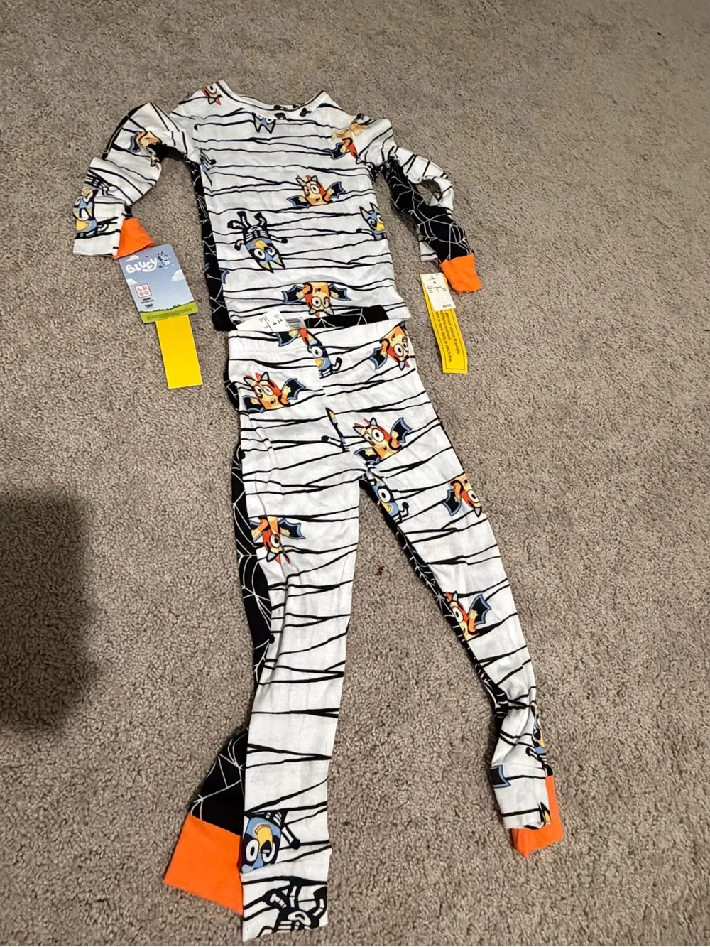 Disney Bluey Halloween Kids Pajama Set